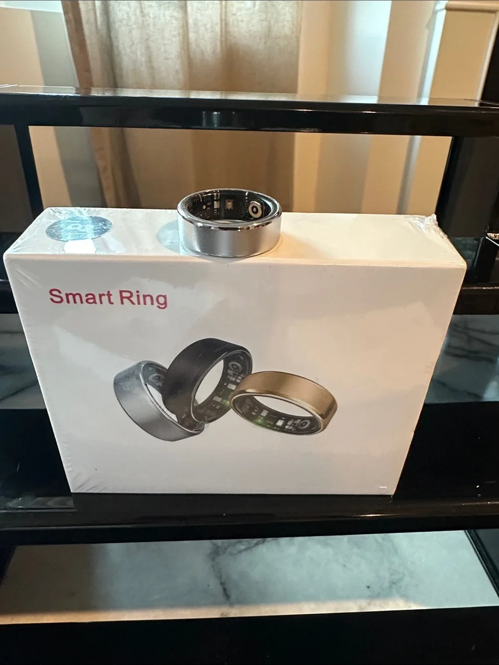 Smart Ring Health Tracker - size 7 gold